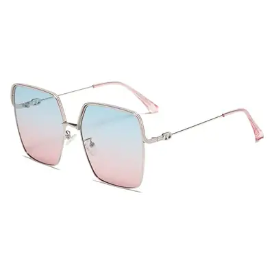 Women's Metal Polygon Polarized Sunglasses Color2