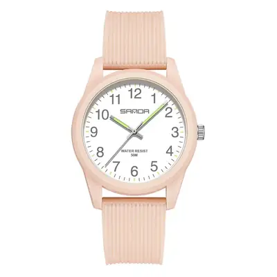 Sanda Black Quartz Couple Watch 100mm