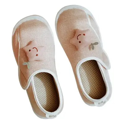Yuezi Shoes Summer Thin Heel Cute Household Cotton Slippers Women's Indoor Postpartum Non-slip Spring and Summer Home Slippers