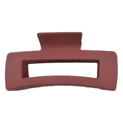 Frosted Square Hair Clip Women's Head