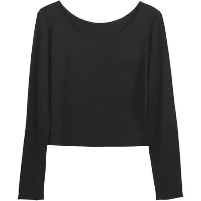 2025 Autumn Women's Navel T-Shirt Long Sleeve Yoga Top