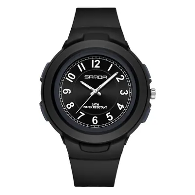Sanda Quartz Watch for Men Women White Rose Dial