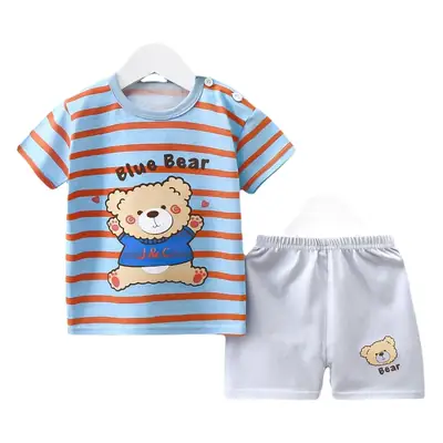 New Boys Cotton Short Sleeve T-Shirt & Shorts Set