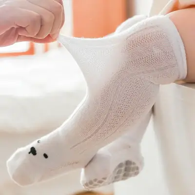 Baby Over-the-Knee Socks Cotton Anti-Skid Anti-Mosquito