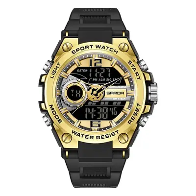 Men's Blue Digital Watch with LED Display & Sport Strap