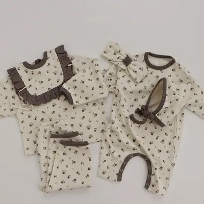 Korean Style Baby One-Piece Suit for Boys Girls Newborns
