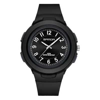 Sanda Waterproof Sports Watch for Men Women Black Blue
