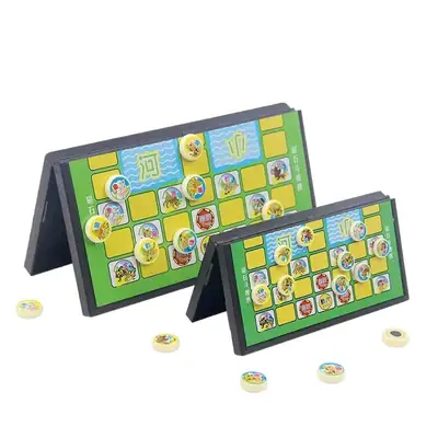 Beast Chess Magnetic Folding Chess Board Elementary School Adult Portable Game Chess Board Multifunctional Puzzle 2-Person Game Chess