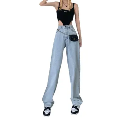 Women Wide Leg Jeans High Waist 2022