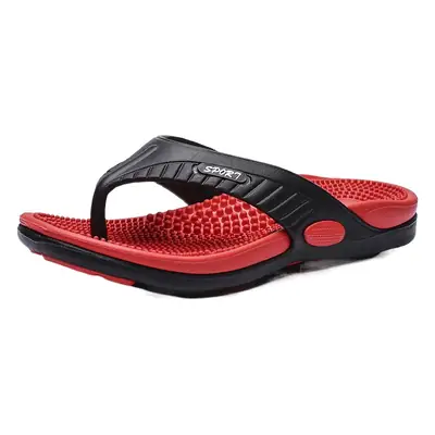 Factory WISH new massage flip-flops men's shoes large size summer breathable beach shoes sandals outdoor leisure slippers