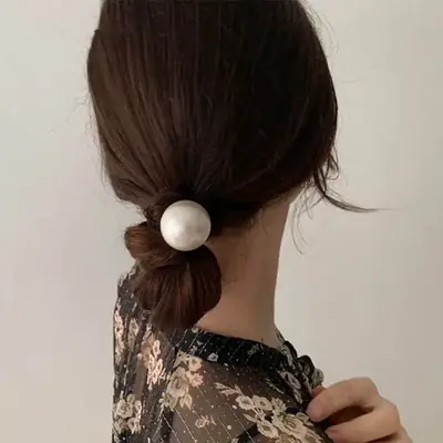 Korean Style Pearl Hair Tie for Women