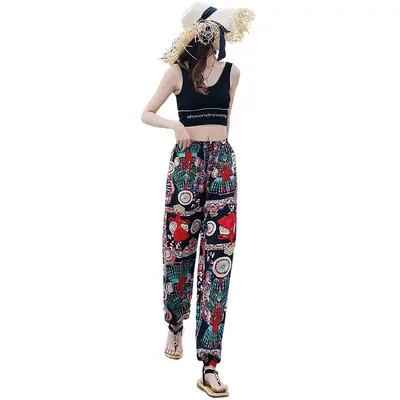 2022 Women Anti-Mosquito Pants Soft Breathable Beach Wear