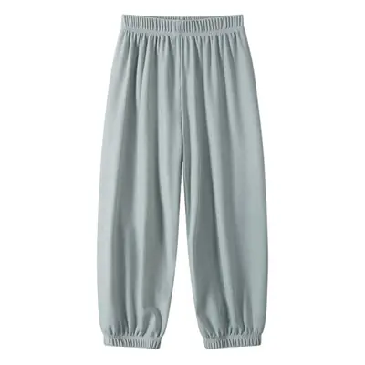 Baby's Ice Silk Anti-Mosquito Pants Blue Summer