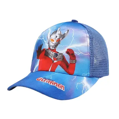 Ultraman Baseball Cap Blue Mesh Adjustable for Boys