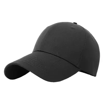 Men's Dark Gray Baseball Cap with Hard Bristle