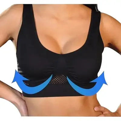 Breathable Cross-Boundary Hollow Wireless Bra Plus Size