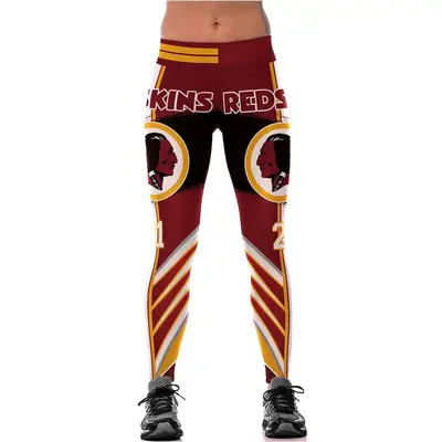 Women's Cross-Border Hip-Lifting Yoga Pants with Graphic Print