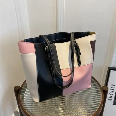 Women's PU Soft Shoulder Bag Candy Color 2022