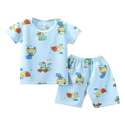 2023 Kids Pink Cartoon Shorts Suit Baby Summer