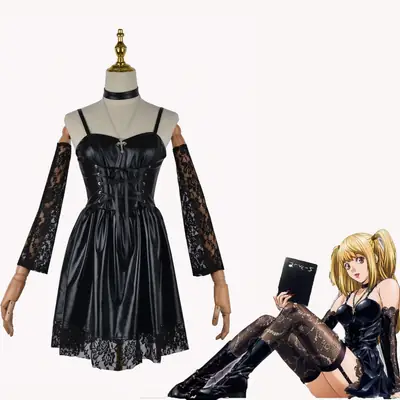 Black Lace Death Note Cosplay Dress Misa Amane