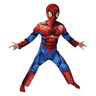 Children's Hero Muscle Cotton Suit Red Pants