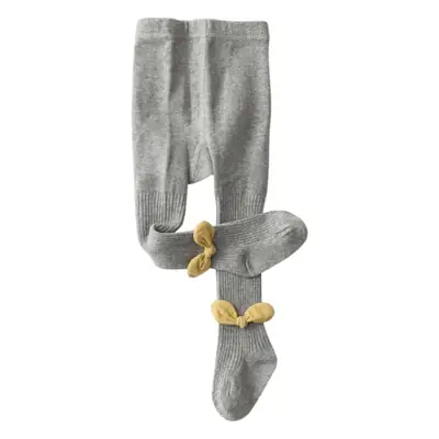 Spring & Autumn Kids' Cotton Bunny Ears Leggings Medium Thick