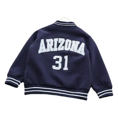 Boys Red Baseball Jacket Spring 2022 Middle Large