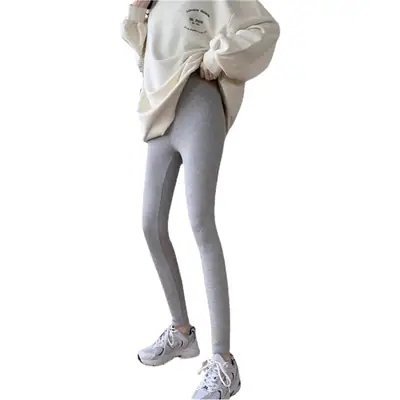 Women Fleece-Lined High-Waisted Leggings Winter Warm Slimming