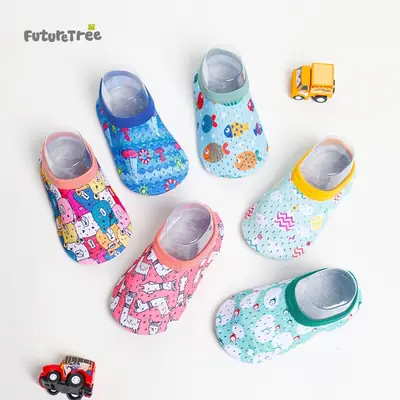 Kids Cartoon Socks Non-Slip Cold Proof