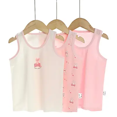 Three Color Cotton Vests for Kids Boys Girls Wholesale