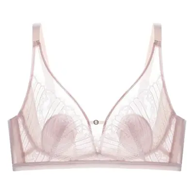 New French Style Lace Bra Large Chest Small