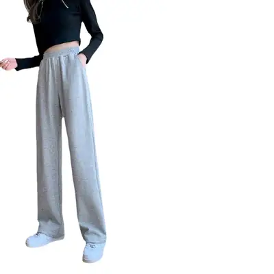 Women Wide Leg Pants Spring Autumn Draping Loose Straight