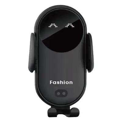 Red Smart Car Wireless Charger with Sound & Digital Display