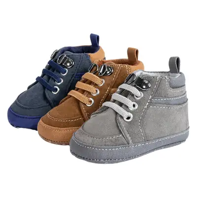 Cross-border new 0-1 year old baby shoes soft bottom toddler shoes high top sneaker baby shoes babyshoes