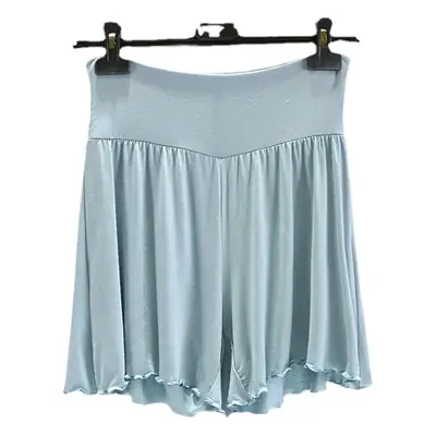 Black Modal Shorts Women Summer Loose Wide Leg High Waist