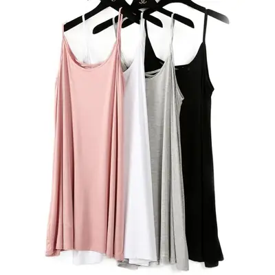 Women's 200kg Fat Extra Large Elastic Nightgown Dress