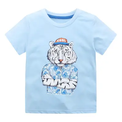 Boys T-Shirt Pure Cotton Knitted Small Medium Kids