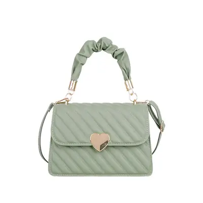 Women Pleated Satchel Bag Cream White 2022