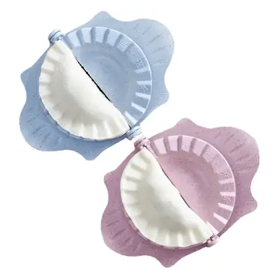 Blue Metal Dumpling Mold for Home Use