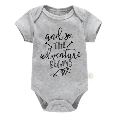 Pure Cotton Baby Crawling Suit Blue Short Sleeve