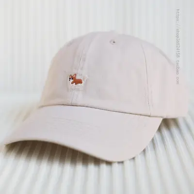 Japanese Cartoon Cap Tan Pure Cotton Peaked Hat