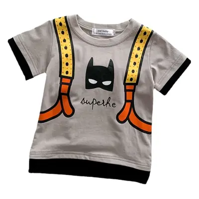 Kids Red Star Backpack T-Shirt Short Sleeve Boys