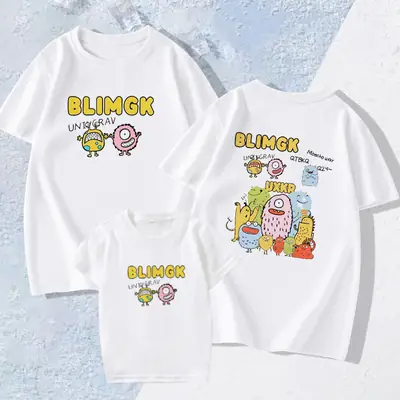 White Chinese Style T-Shirt Set for Kids 2025