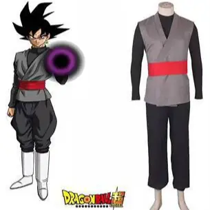 Dragon Ball Hero Monkey King Costume Orange Pants Goku Practice Outfit