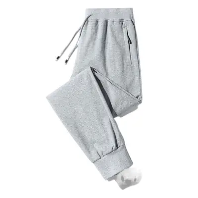 Fleece Lined Winter Jogger Pants Grey Large