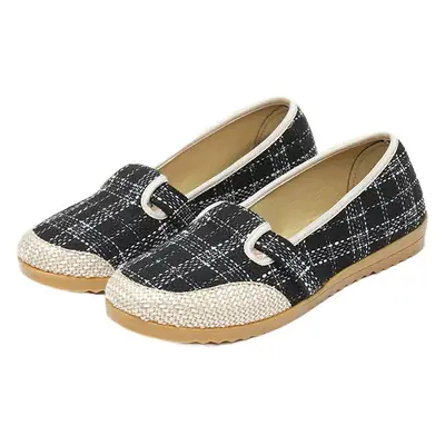 New Old Beijing Cloth Shoes for Elderly Women with Beef Sole