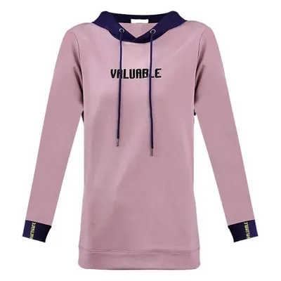 Women's Hooded Hoodie Purple Hooded Sweatshirt Long Sleeve