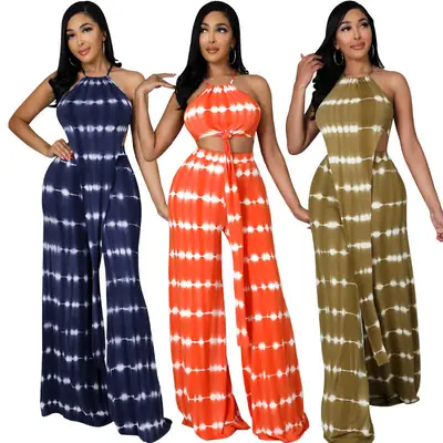 Orange Tie-Dye High-End Women's Suit Small