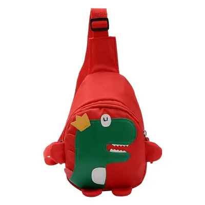 Red Dinosaur Crossbody Bag for Kids