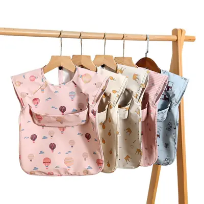 Baby Bib Sleeveless Pu Anti-Dirty Feeding Clothes